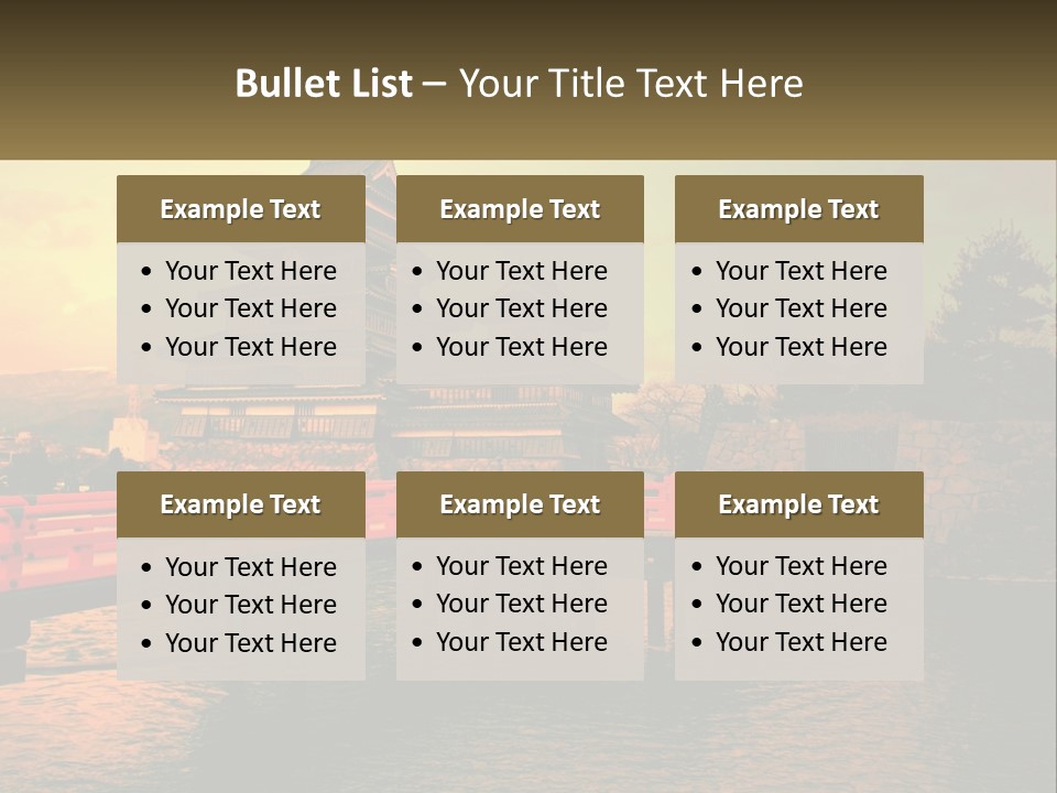 A Bridge Over A Body Of Water With A Building In The Background PowerPoint Template