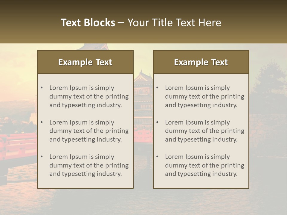 A Bridge Over A Body Of Water With A Building In The Background PowerPoint Template