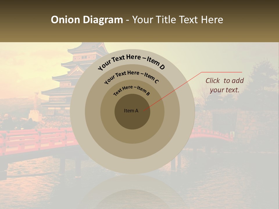 A Bridge Over A Body Of Water With A Building In The Background PowerPoint Template