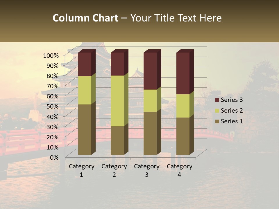 A Bridge Over A Body Of Water With A Building In The Background PowerPoint Template