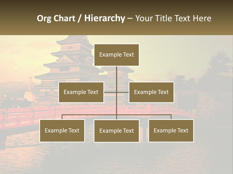 A Bridge Over A Body Of Water With A Building In The Background PowerPoint Template