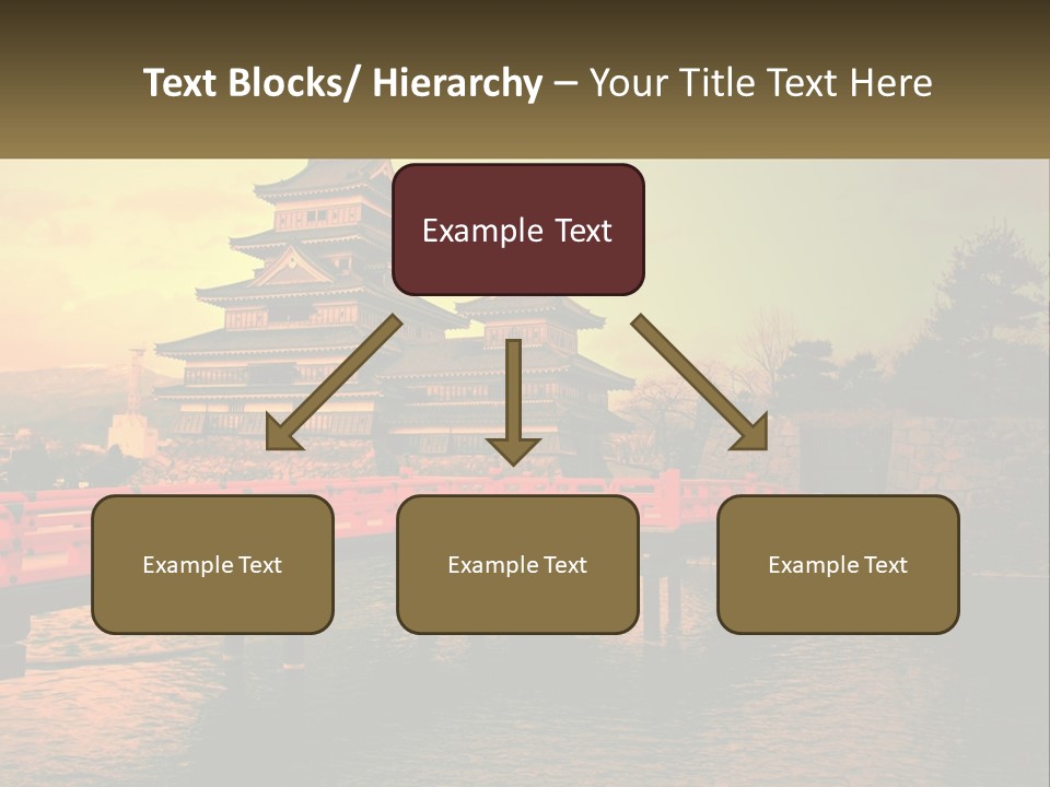 A Bridge Over A Body Of Water With A Building In The Background PowerPoint Template