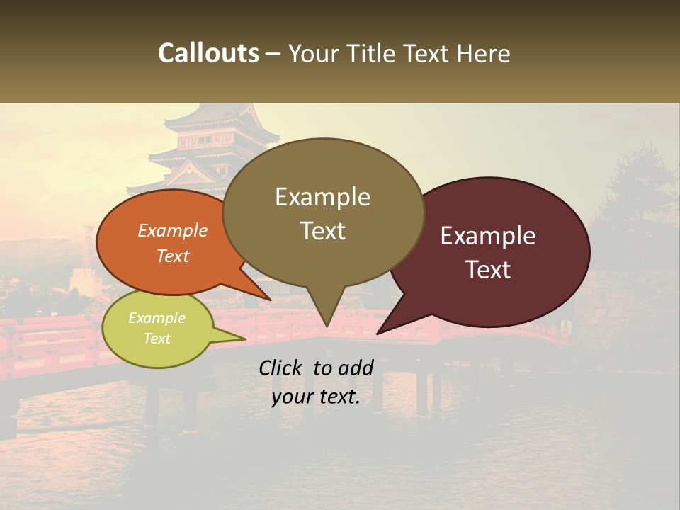 A Bridge Over A Body Of Water With A Building In The Background PowerPoint Template