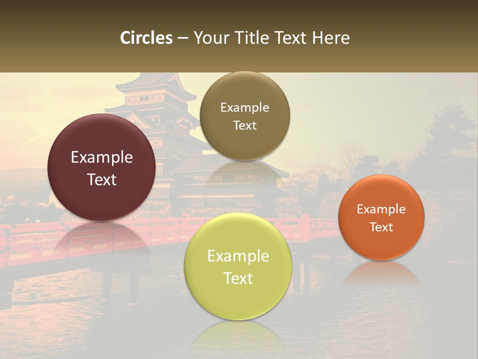 A Bridge Over A Body Of Water With A Building In The Background PowerPoint Template