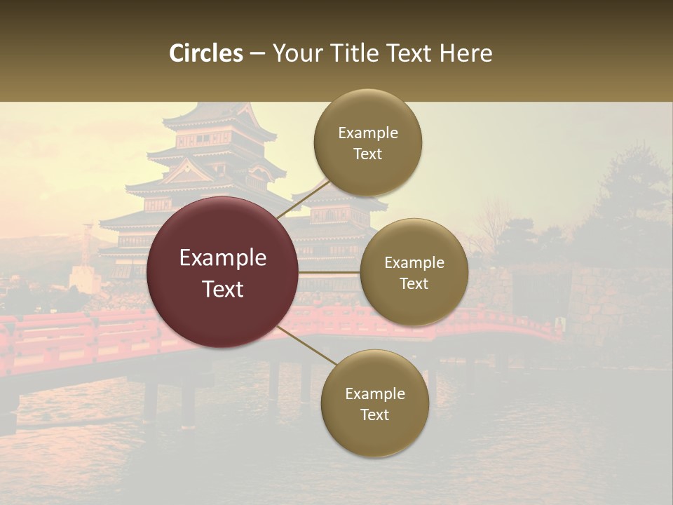 A Bridge Over A Body Of Water With A Building In The Background PowerPoint Template