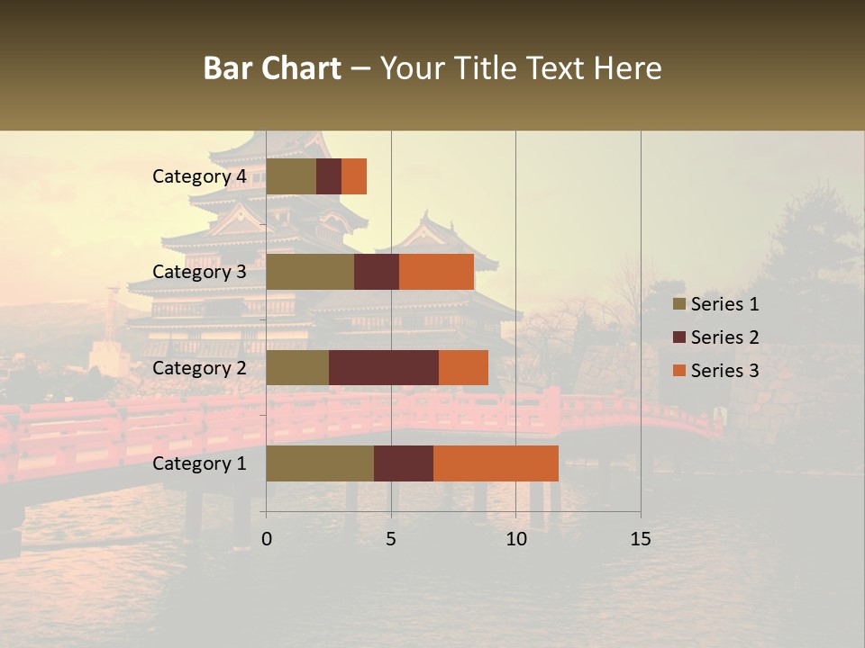 A Bridge Over A Body Of Water With A Building In The Background PowerPoint Template