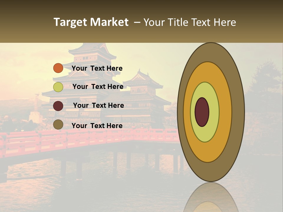 A Bridge Over A Body Of Water With A Building In The Background PowerPoint Template