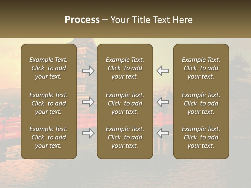 A Bridge Over A Body Of Water With A Building In The Background PowerPoint Template