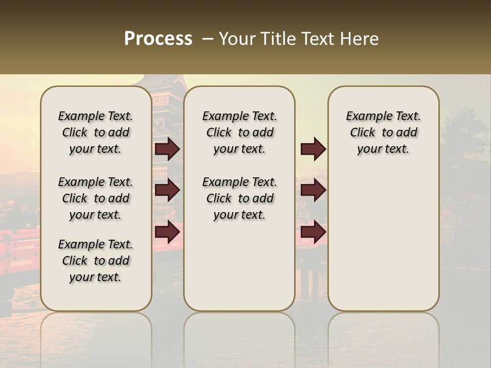 A Bridge Over A Body Of Water With A Building In The Background PowerPoint Template