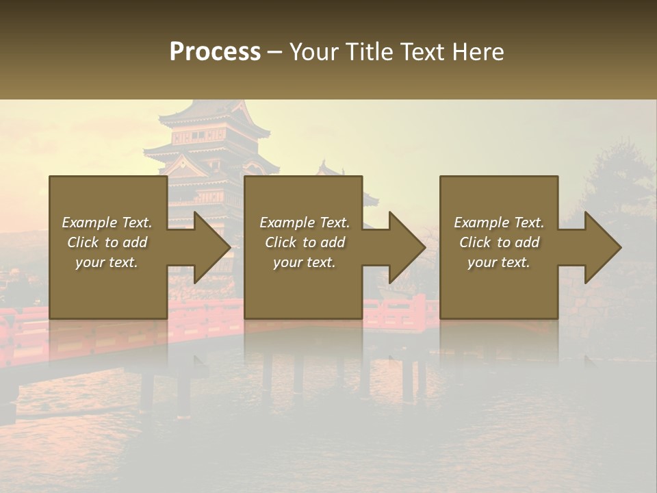 A Bridge Over A Body Of Water With A Building In The Background PowerPoint Template