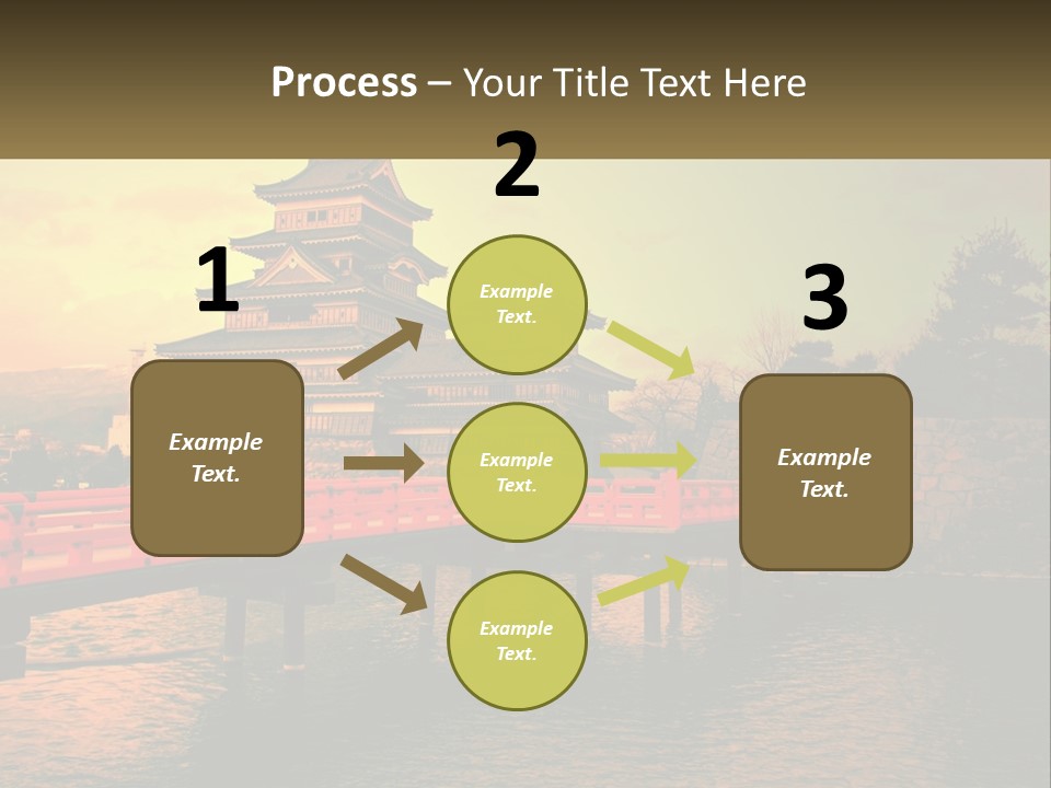 A Bridge Over A Body Of Water With A Building In The Background PowerPoint Template