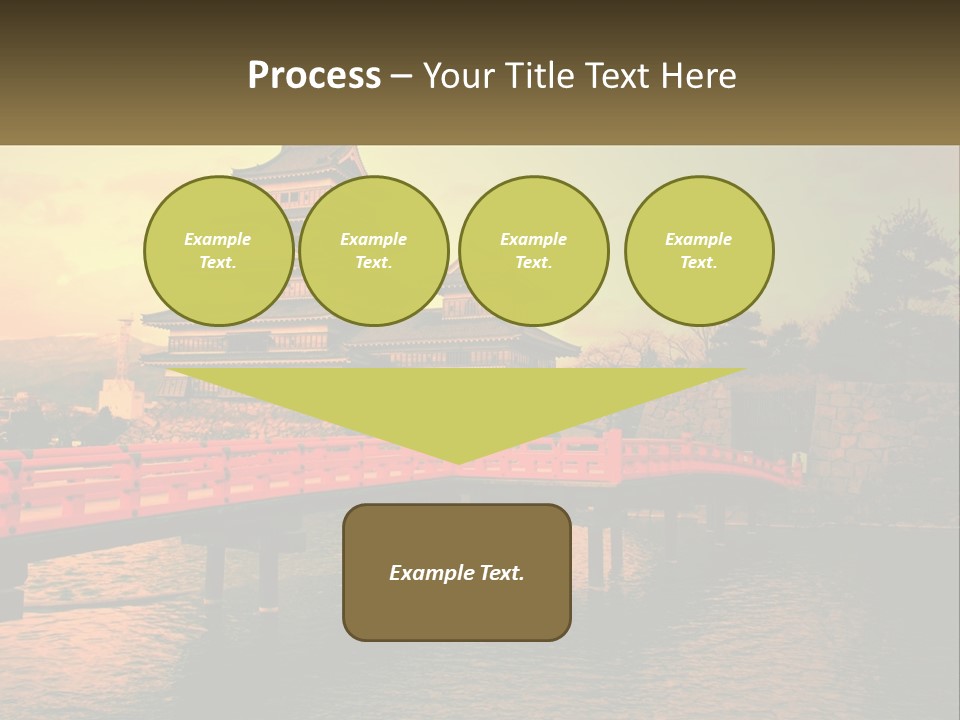 A Bridge Over A Body Of Water With A Building In The Background PowerPoint Template