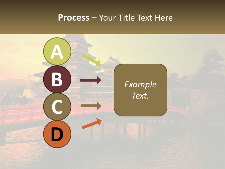 A Bridge Over A Body Of Water With A Building In The Background PowerPoint Template
