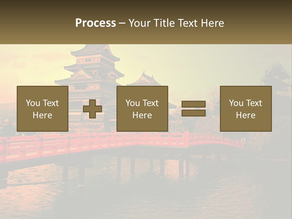 A Bridge Over A Body Of Water With A Building In The Background PowerPoint Template