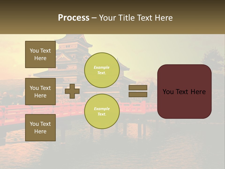 A Bridge Over A Body Of Water With A Building In The Background PowerPoint Template