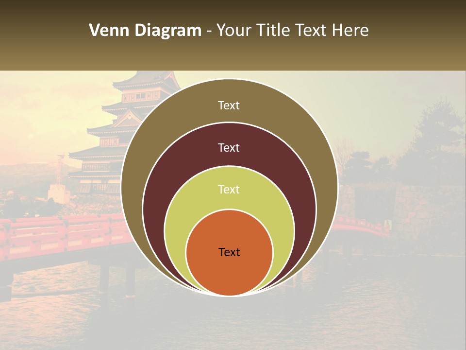 A Bridge Over A Body Of Water With A Building In The Background PowerPoint Template