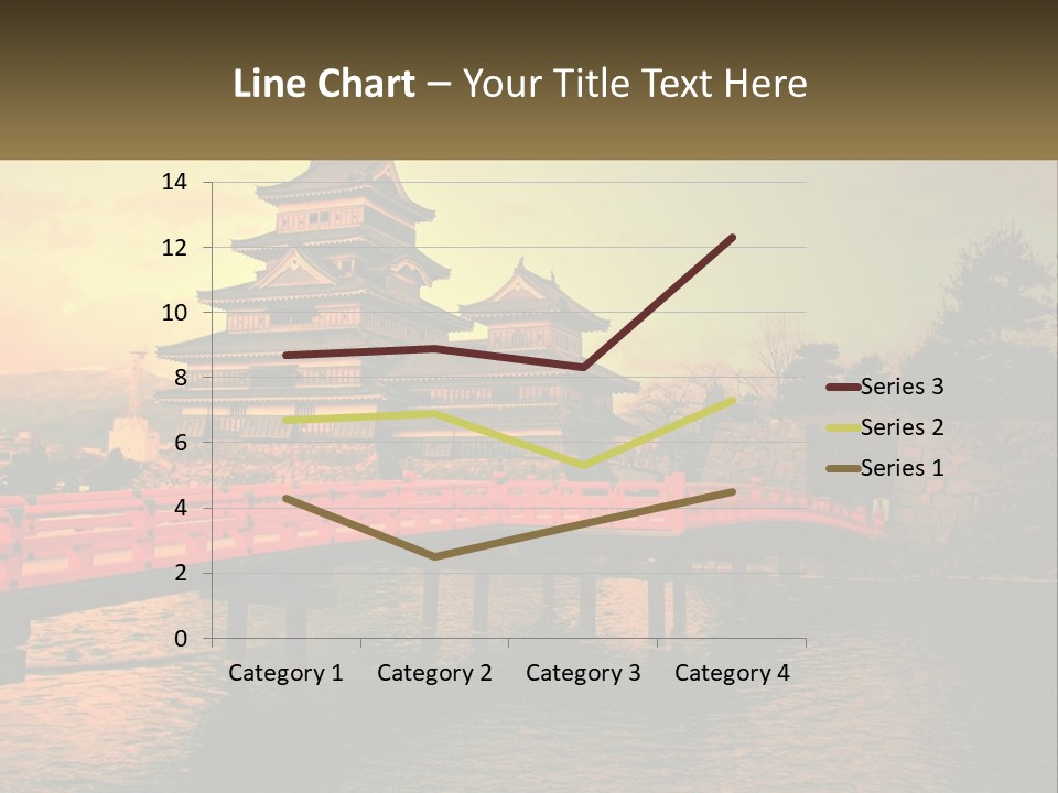 A Bridge Over A Body Of Water With A Building In The Background PowerPoint Template