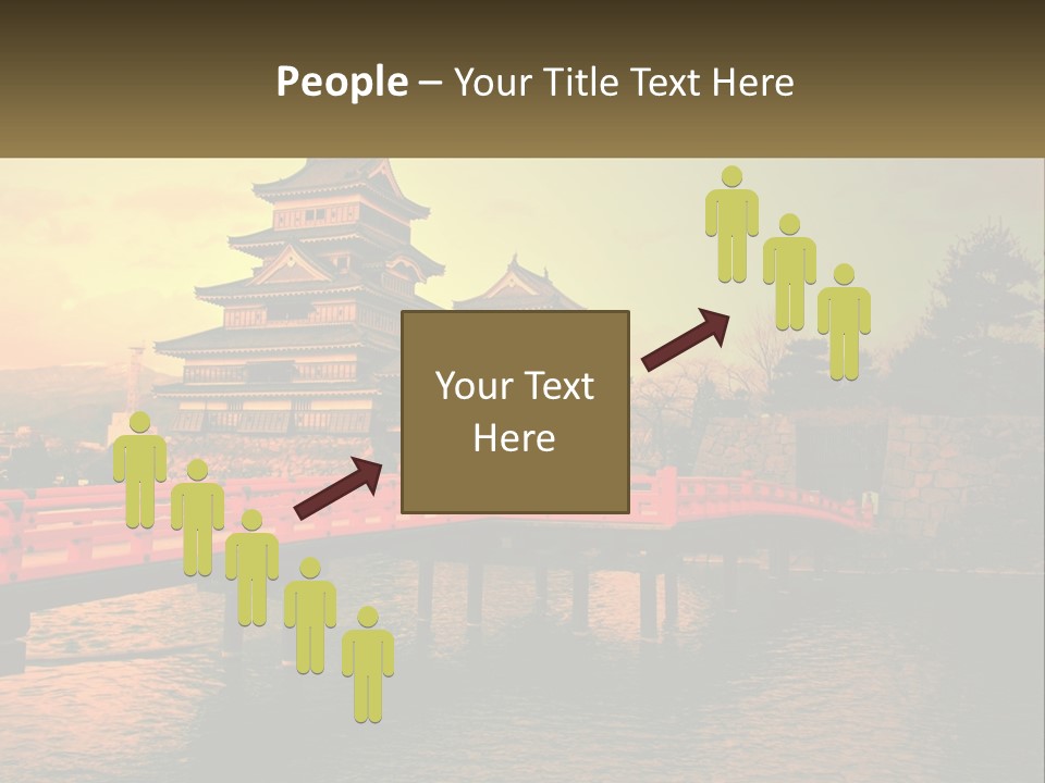 A Bridge Over A Body Of Water With A Building In The Background PowerPoint Template