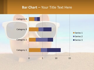A Pig Wearing Sunglasses On A Beach With The Ocean In The Background PowerPoint Template