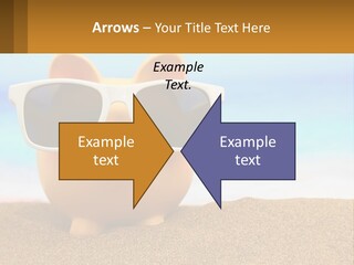 A Pig Wearing Sunglasses On A Beach With The Ocean In The Background PowerPoint Template