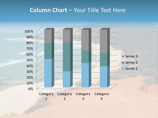 A Sandy Beach With A Body Of Water In The Background PowerPoint Template