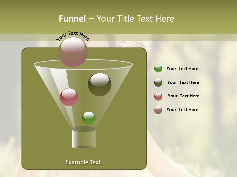 A Woman And A Child Are Sitting In The Grass PowerPoint Template