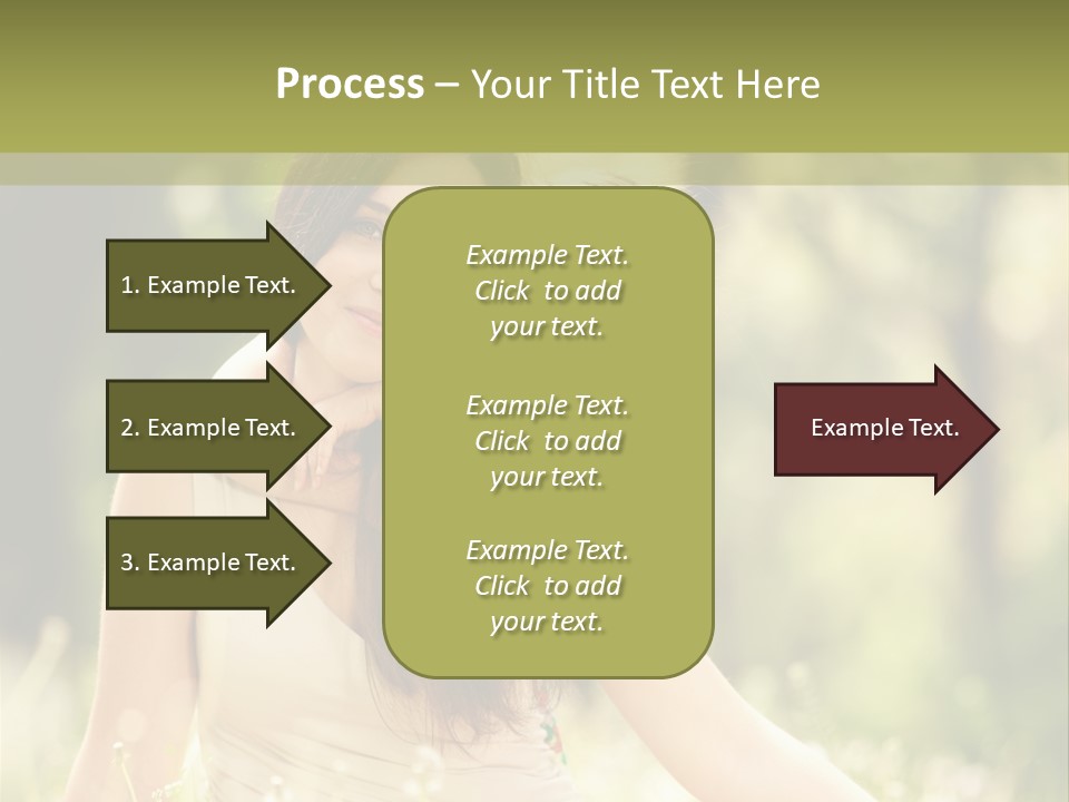 A Woman And A Child Are Sitting In The Grass PowerPoint Template