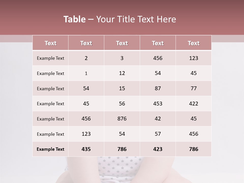 A Baby Sitting On The Ground With A Smile On His Face PowerPoint Template
