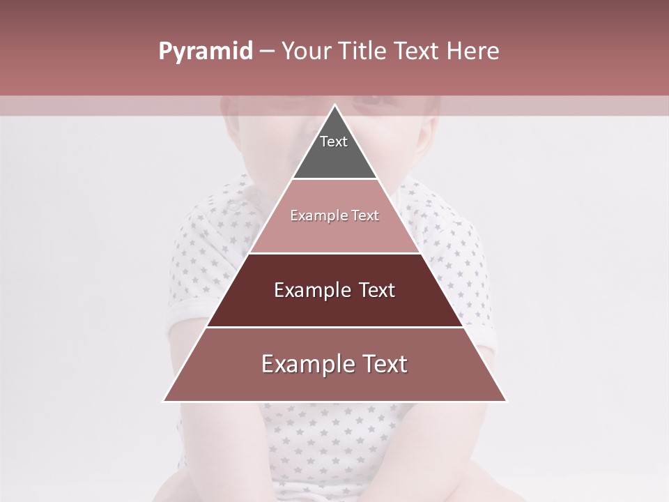 A Baby Sitting On The Ground With A Smile On His Face PowerPoint Template