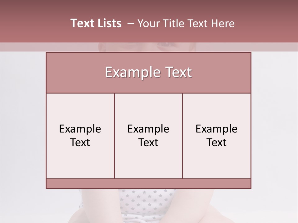 A Baby Sitting On The Ground With A Smile On His Face PowerPoint Template