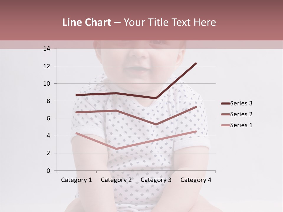 A Baby Sitting On The Ground With A Smile On His Face PowerPoint Template