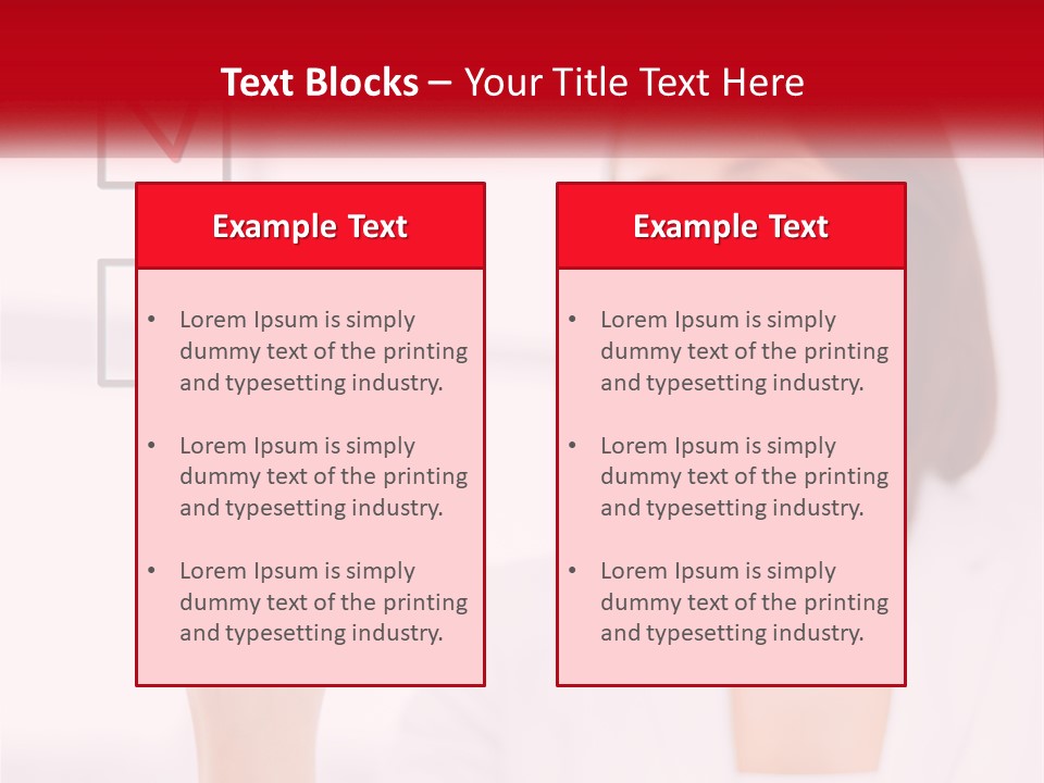 A Woman Writing A Check Mark On A Screen PowerPoint Template