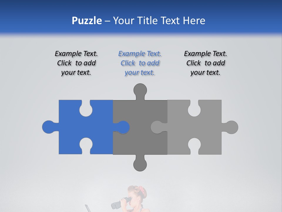 A Woman In A Dress Holding A Laptop Computer PowerPoint Template