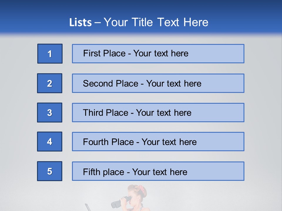 A Woman In A Dress Holding A Laptop Computer PowerPoint Template