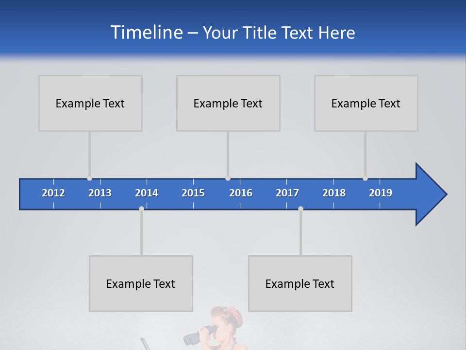 A Woman In A Dress Holding A Laptop Computer PowerPoint Template