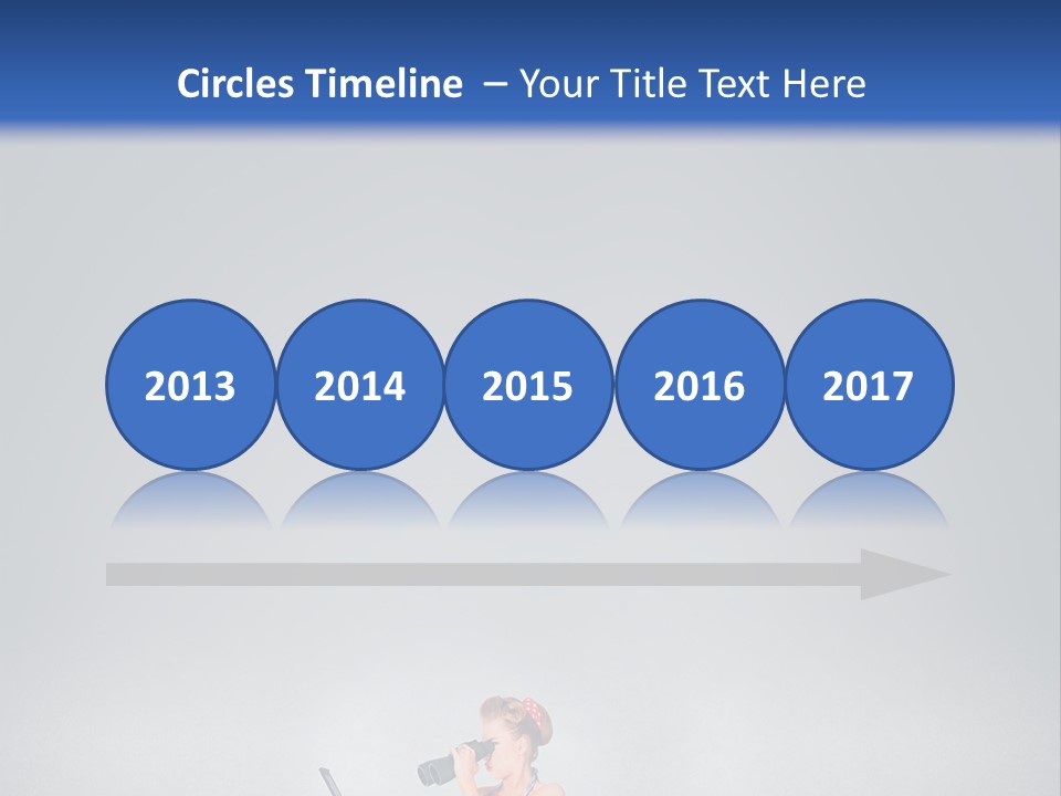 A Woman In A Dress Holding A Laptop Computer PowerPoint Template