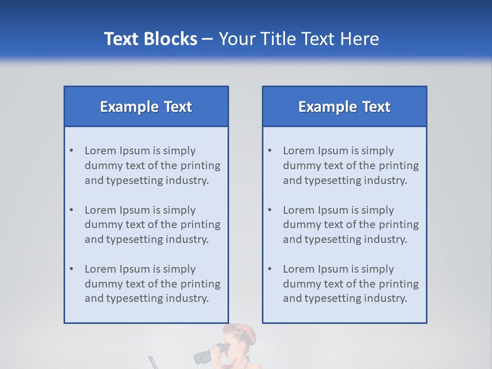 A Woman In A Dress Holding A Laptop Computer PowerPoint Template