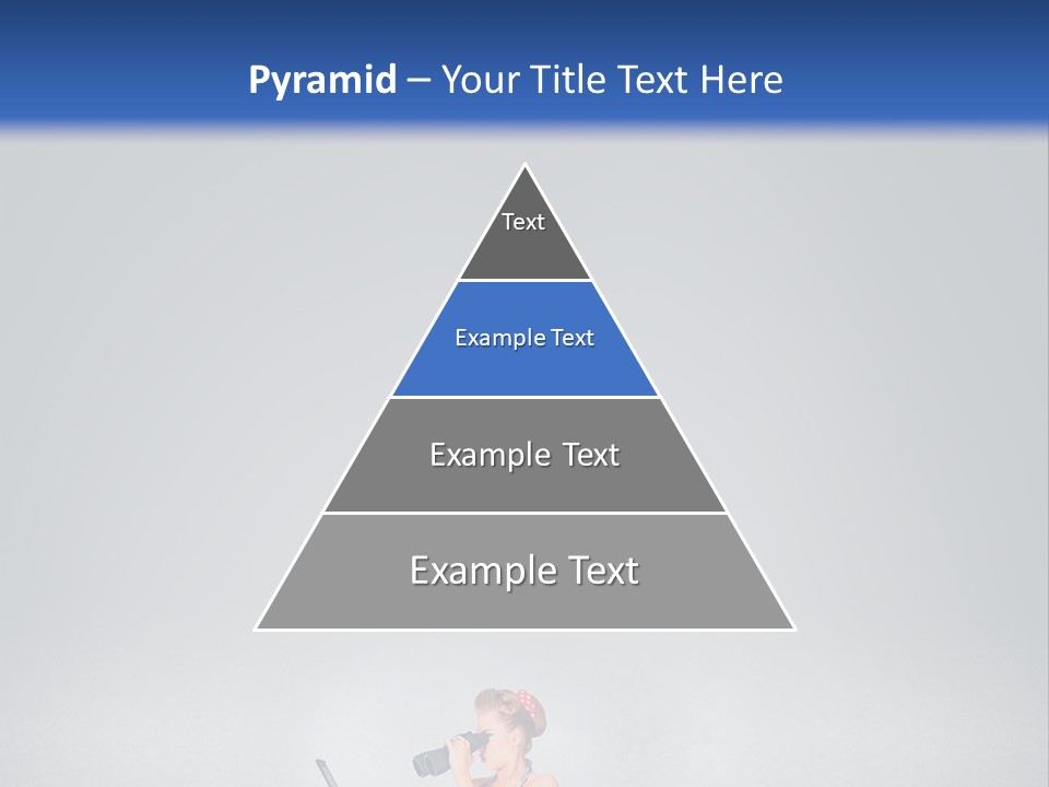 A Woman In A Dress Holding A Laptop Computer PowerPoint Template