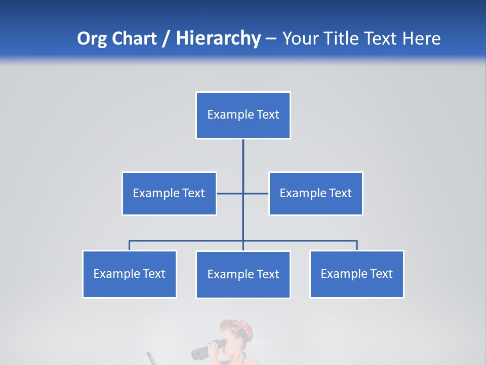 A Woman In A Dress Holding A Laptop Computer PowerPoint Template