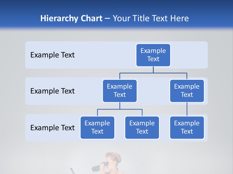 A Woman In A Dress Holding A Laptop Computer PowerPoint Template