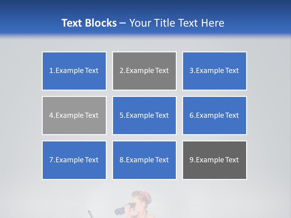 A Woman In A Dress Holding A Laptop Computer PowerPoint Template