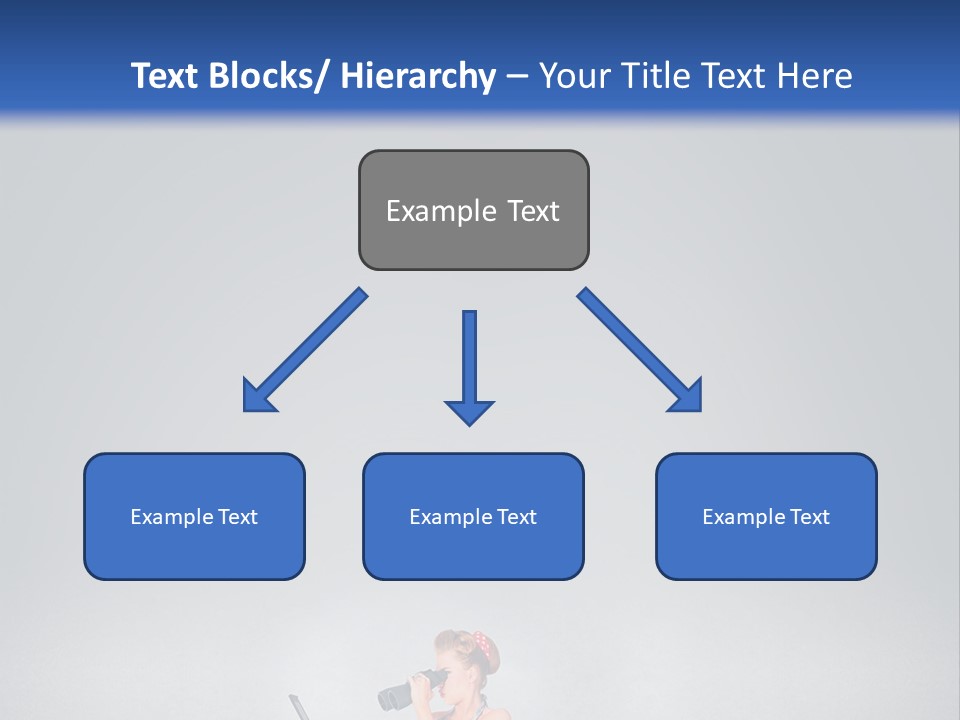 A Woman In A Dress Holding A Laptop Computer PowerPoint Template