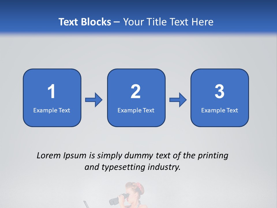 A Woman In A Dress Holding A Laptop Computer PowerPoint Template