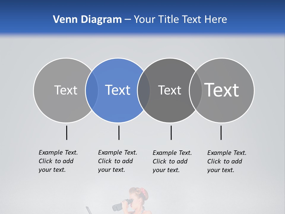 A Woman In A Dress Holding A Laptop Computer PowerPoint Template