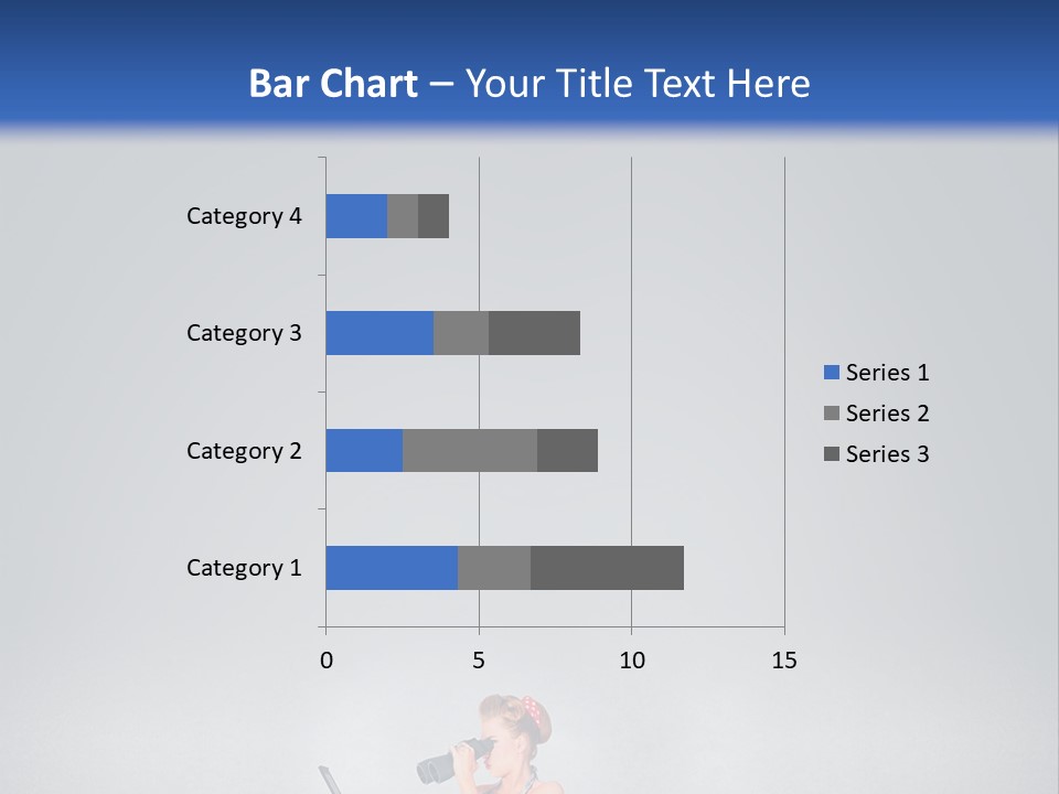 A Woman In A Dress Holding A Laptop Computer PowerPoint Template