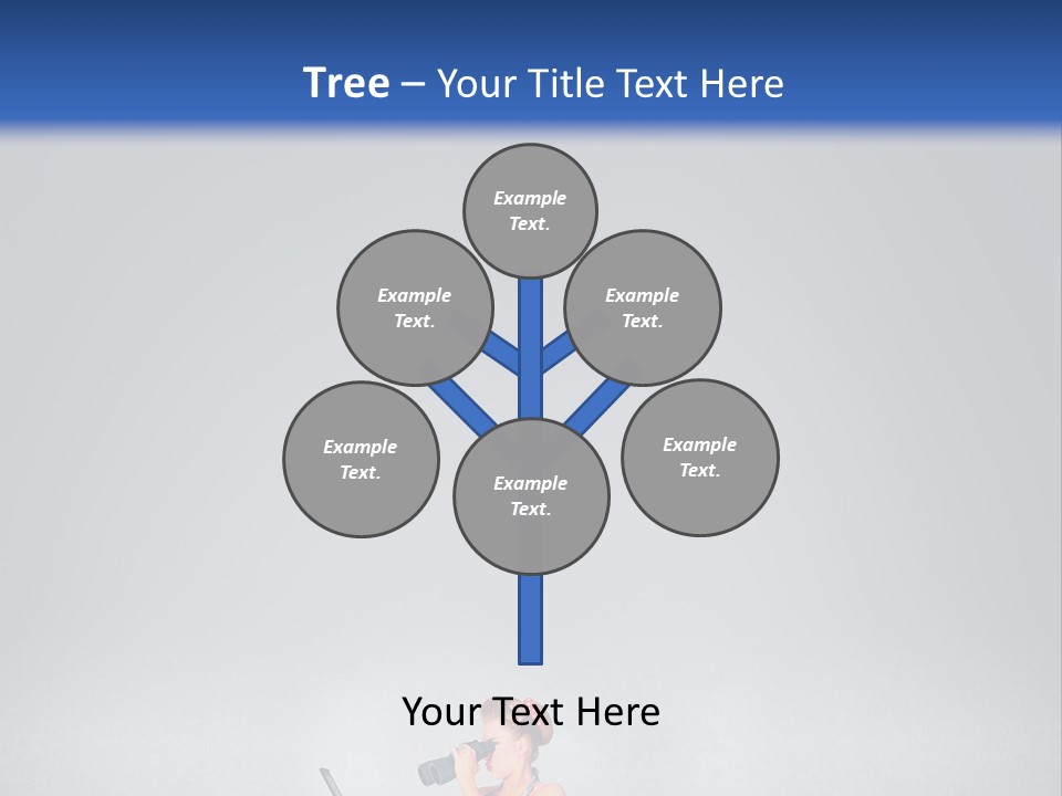 A Woman In A Dress Holding A Laptop Computer PowerPoint Template