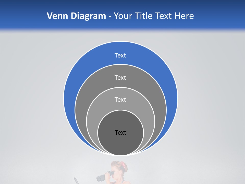 A Woman In A Dress Holding A Laptop Computer PowerPoint Template