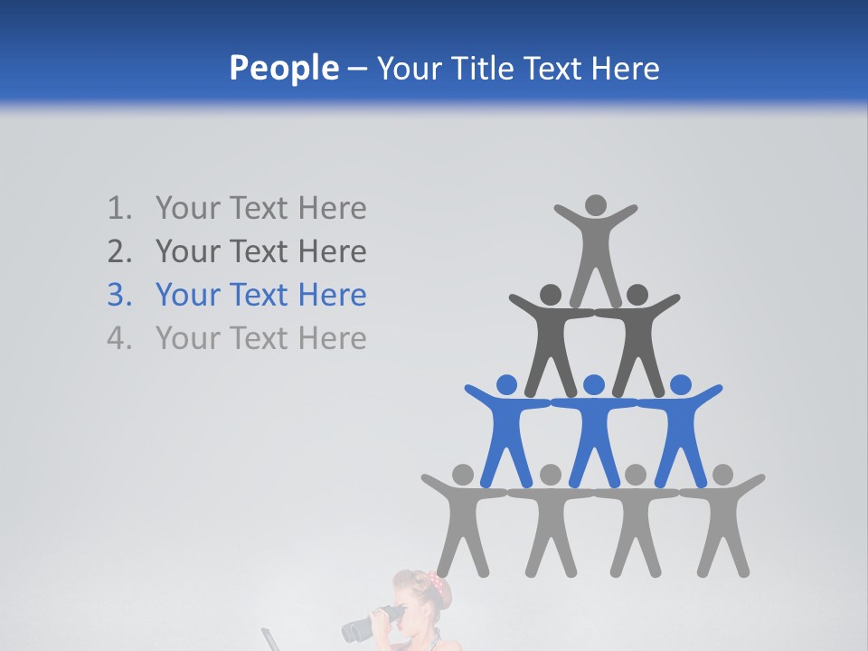 A Woman In A Dress Holding A Laptop Computer PowerPoint Template