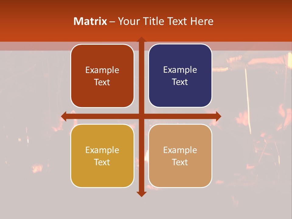 A Group Of People Sitting Around A Campfire PowerPoint Template