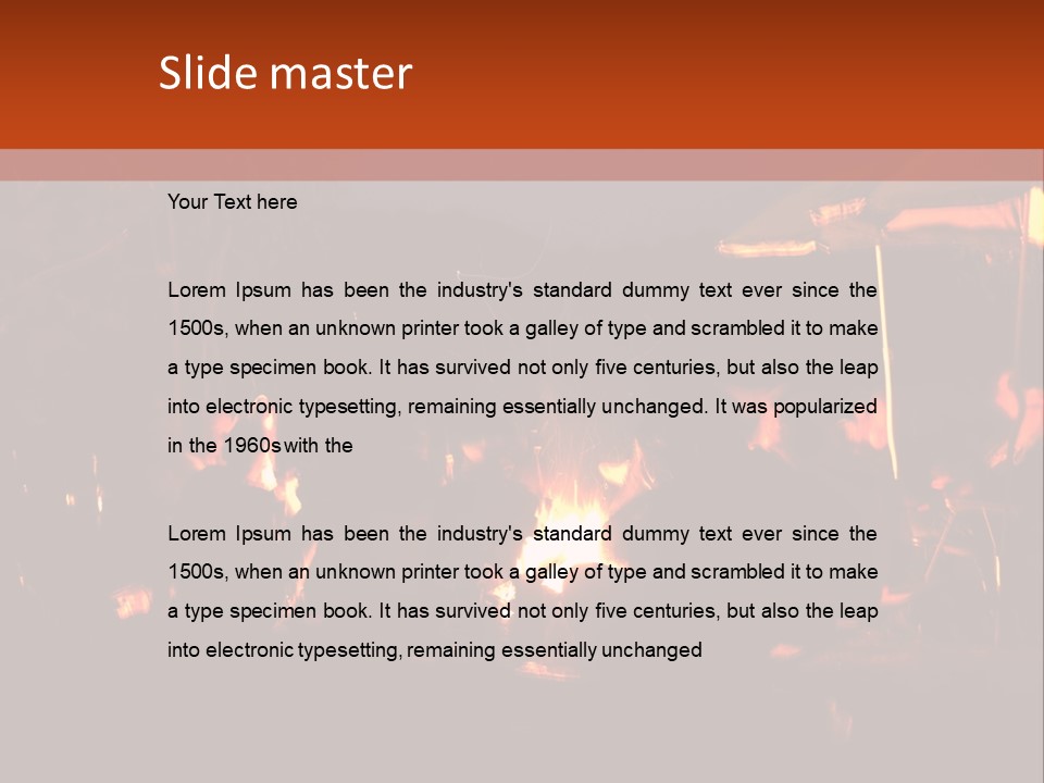 A Group Of People Sitting Around A Campfire PowerPoint Template